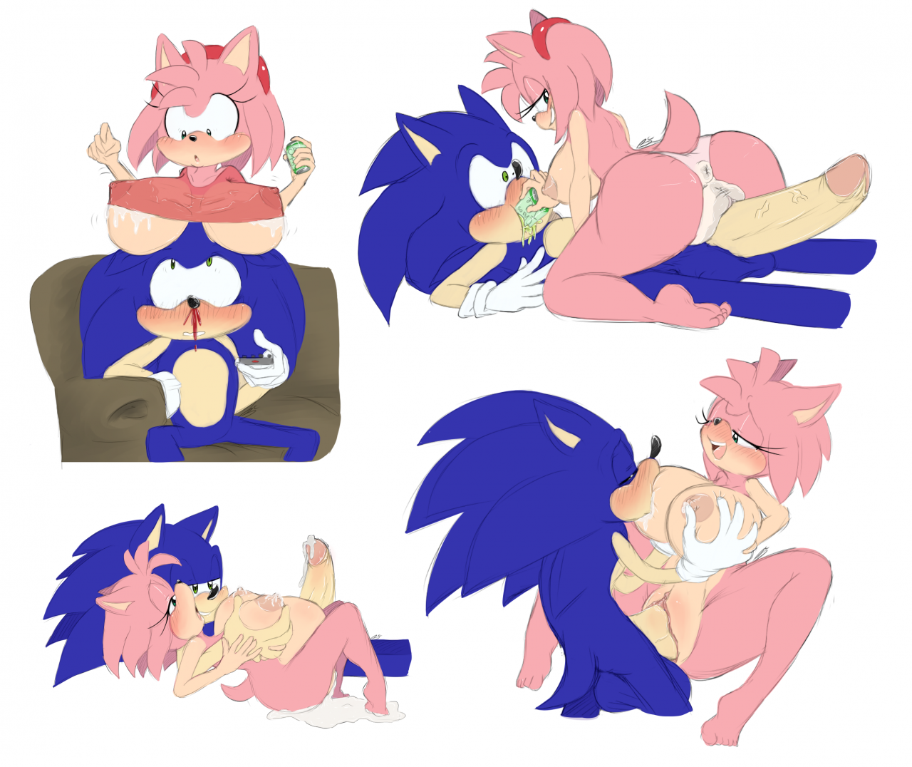 Sonic and amy rule 34